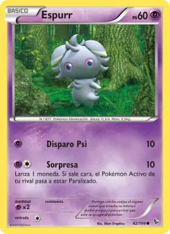 Espurr, Destellos de Fuego 42