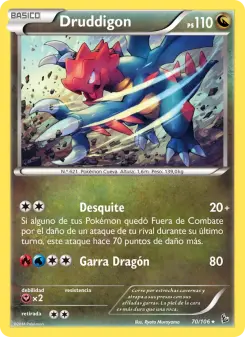 Druddigon, Destellos de Fuego 70