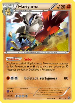 Hariyama, Puños Furiosos 52