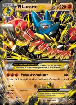 M-Lucario EX, Puños Furiosos 55
