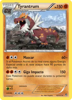 Tyrantrum, Puños Furiosos 62
