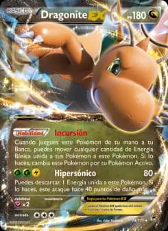 Dragonite EX, Puños Furiosos 74