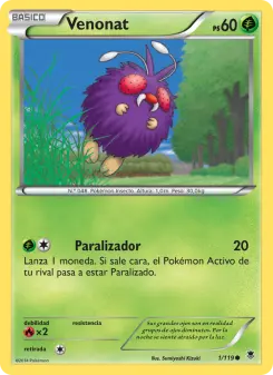 Venonat, Fuerzas Fantasmales 1