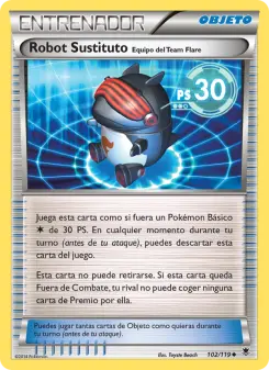 Robot Sustituto Equipo del Team Flare, Fuerzas Fantasmales 102