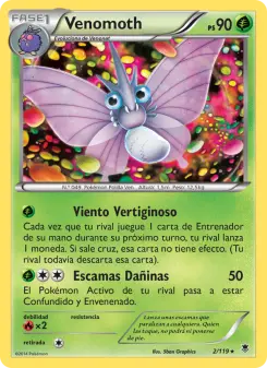 Venomoth, Fuerzas Fantasmales 2
