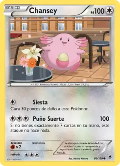 Chansey, Fuerzas Fantasmales 80