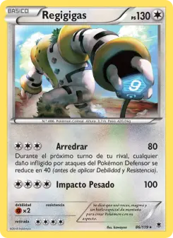 Regigigas, Fuerzas Fantasmales 86