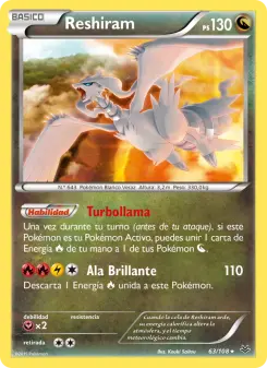 Reshiram, Cielos Rugientes 63