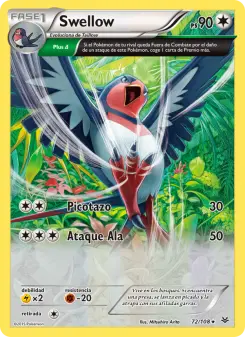 Swellow, Cielos Rugientes 72